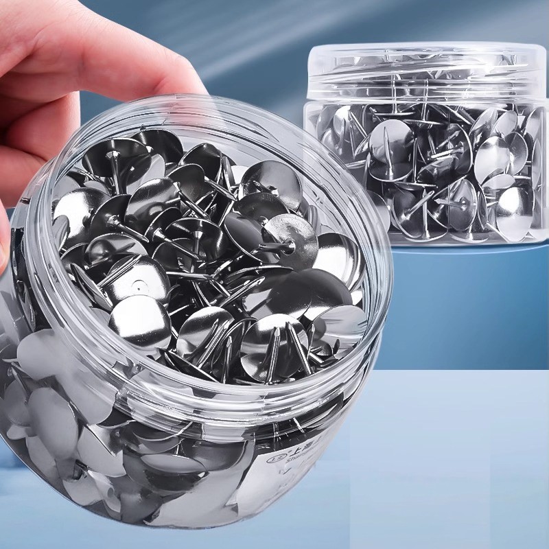 金属图钉按钉镀镍手按小号圆头钉大头针办公用品固定针工字钉 软木板照片墙装饰 平头固定墙壁便条丁子新款,文具电教/文化用品/商务用品,大头针,淘宝优惠券,粉丝福利购,淘宝优惠卷