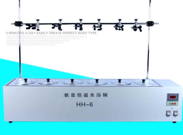 单列六孔恒温鸿泽仪水浴锅HH-6