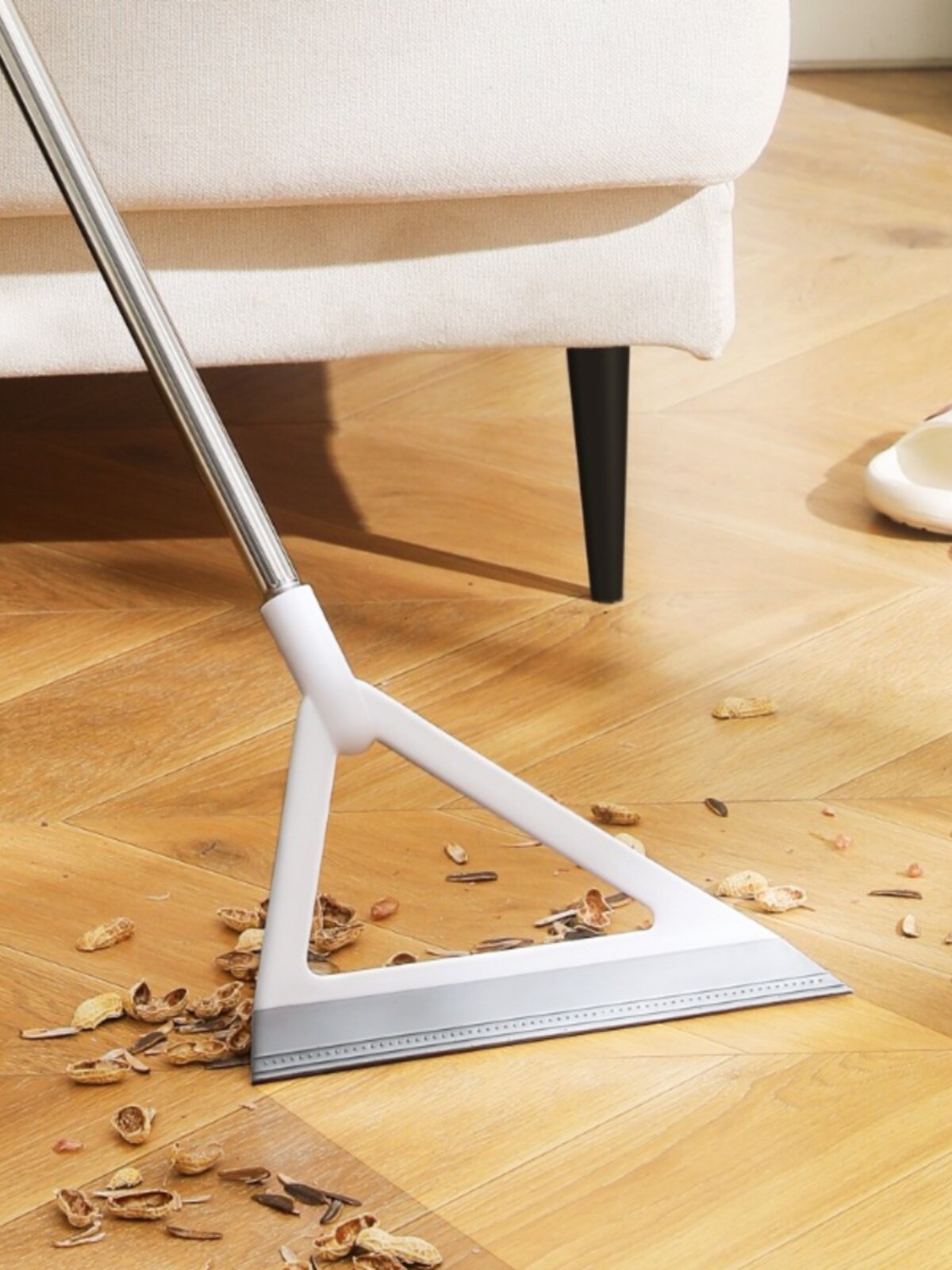 三角魔术扫把可拆卸多功能卫生间地面刮水拖把硅胶玻璃清洁刮水器