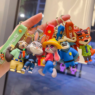 Crazy Zootopia Keychain Cartoon