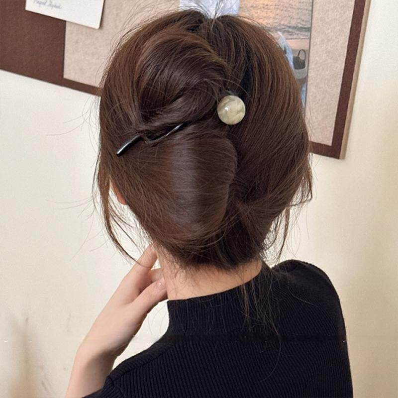 Elegant U-Shaped Hair Fork Acetate Sticks Tortoiseshell Hair