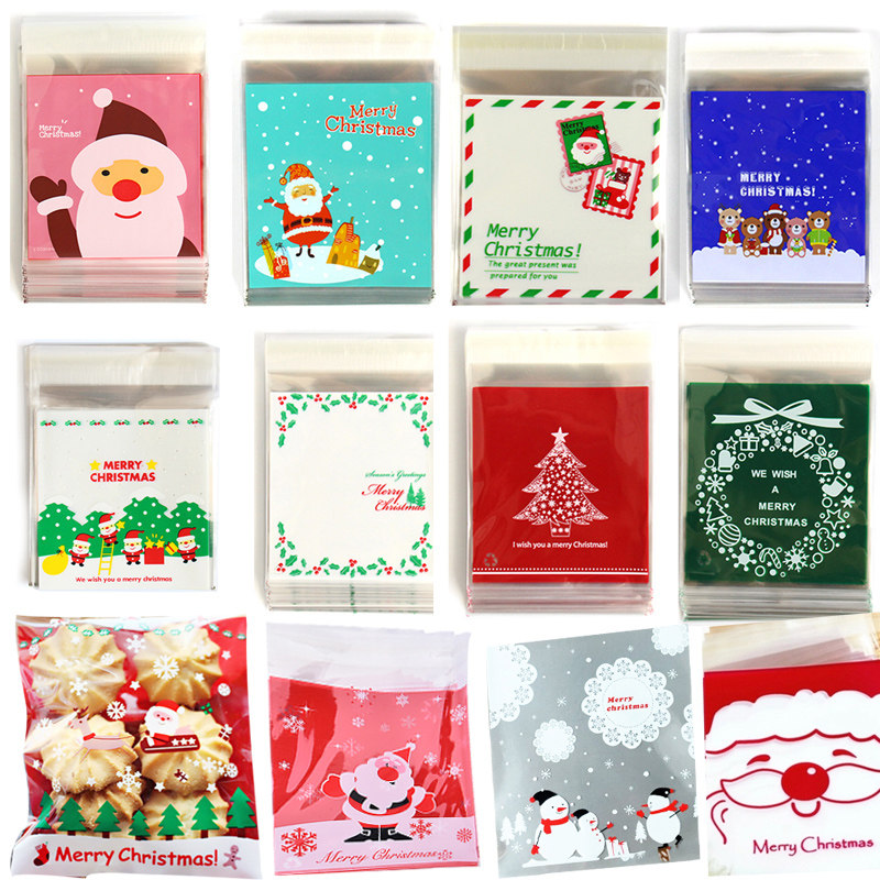 pcs/lot cute cartoon gifts bags christmas cookie packaging