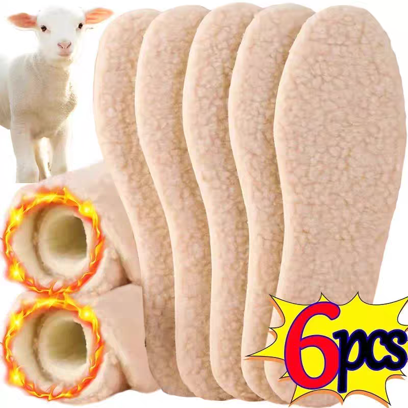 nsole Shoes Boots Shoe Pad Simulation Cashmere Insert Insole