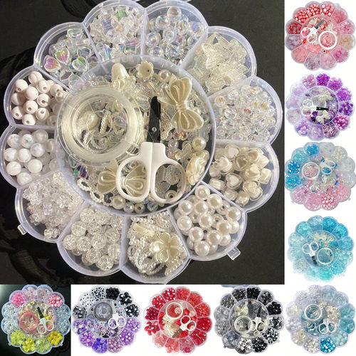handmade DIY jewelry decorative beads bracelet and necklace