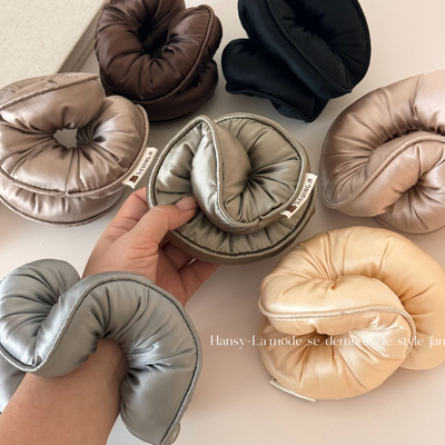 Sponge Sleep Elastic Ponytail Holder Hair Scrunchies Women