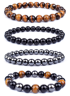 High Quality Yellow Tiger Eye Stone Bracelet Natural Stone