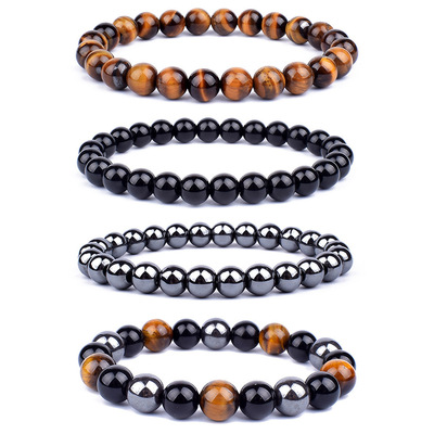 High Quality Yellow Tiger Eye Stone Bracelet Natural Stone