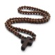Jewelry Woman for laces Bead Men Wood Religious Rosary Payer