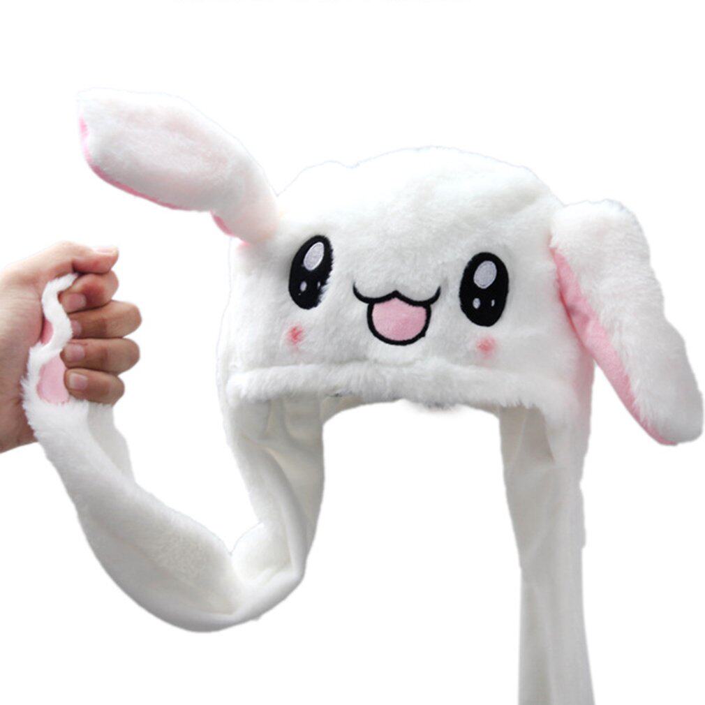 t hat controllable long ears cute animal gift rabbit ear hat