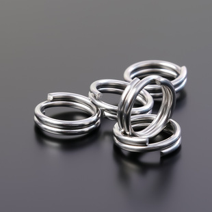 Stainless steel double ring swivel connector