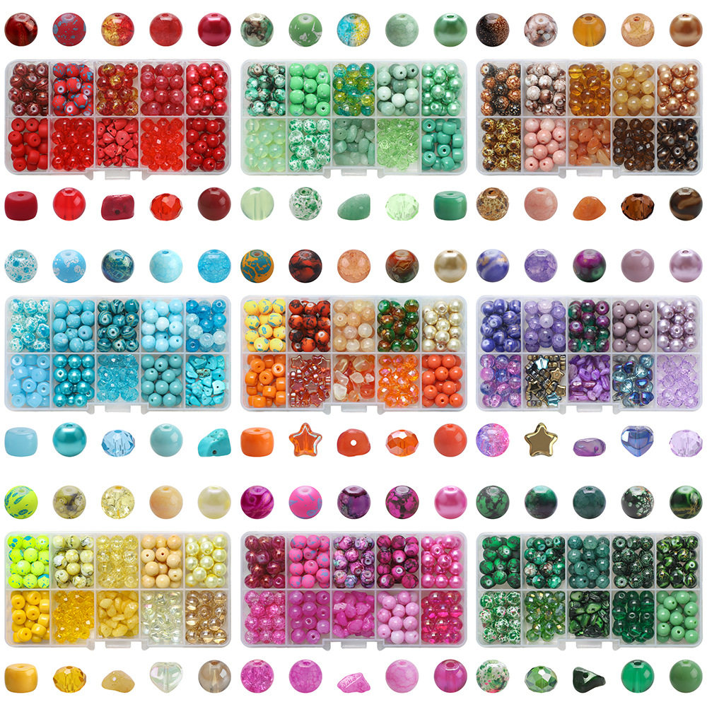 Crystal Glass Natural Stone For DIY Jewelry Crafts Bracelets