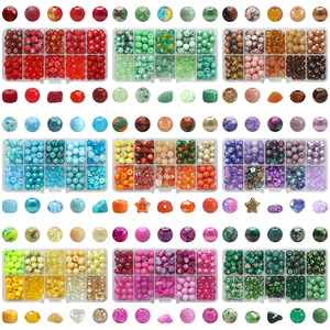 Crystal Glass Natural Stone For DIY Jewelry Crafts Bracelets