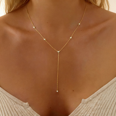 Boho Fashion Jewelry Women Dainty 14 K Gold Necklaces
