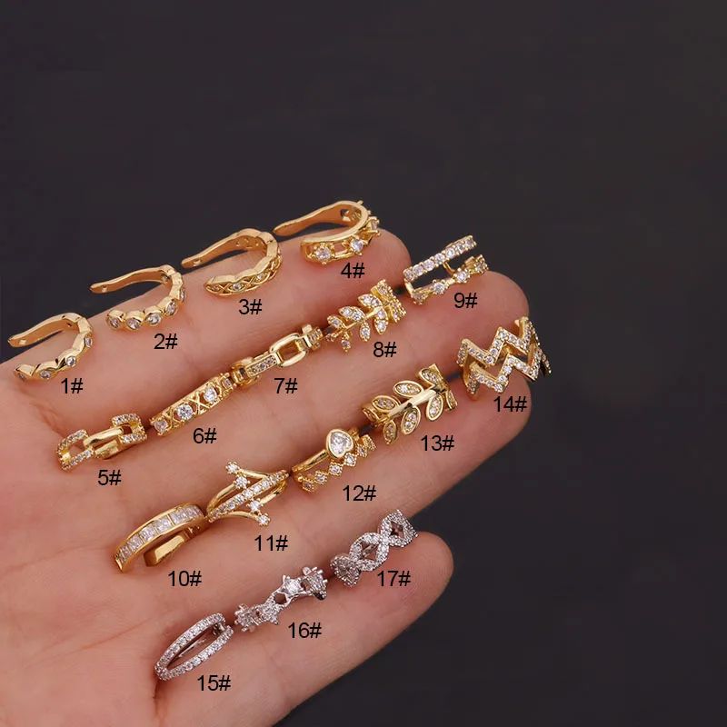 try Zircon Cuffs Ring For Women Trending Fake PIERC Jewelry