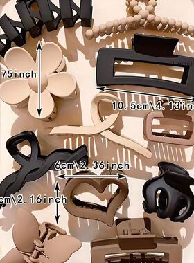 11 pcs of elegant hair clips for versatile use on young girl