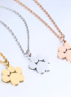 Women Jewelry Accessories Animal Paw Pet Choker Footprints