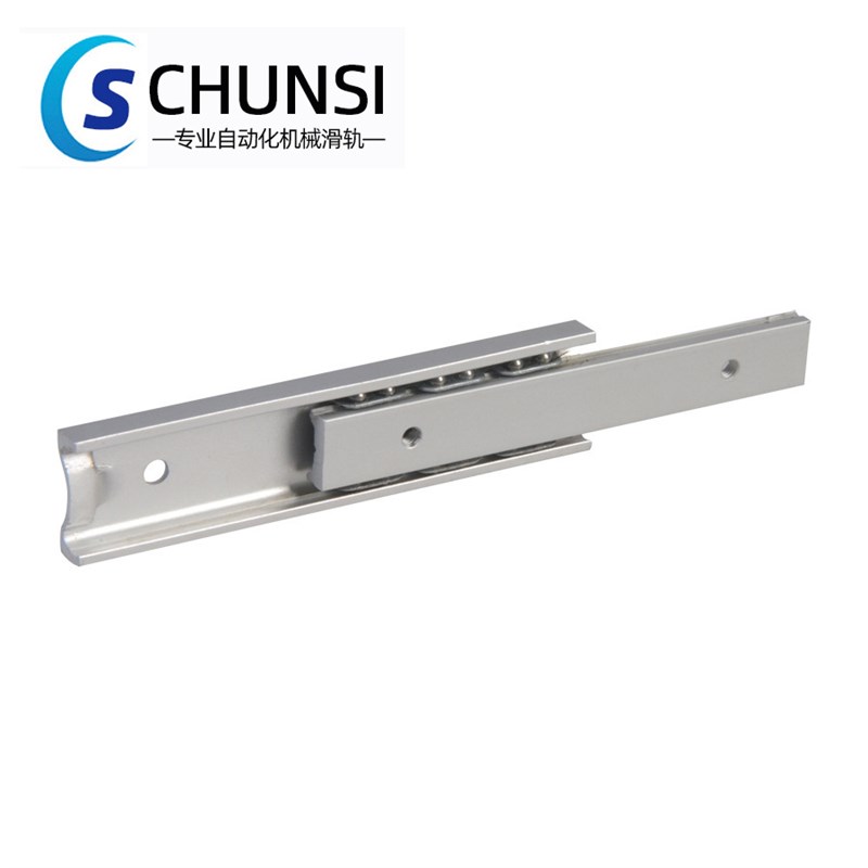 AR2-16-100二节式铝合金滑轨铝合金微Y型二节滑轨