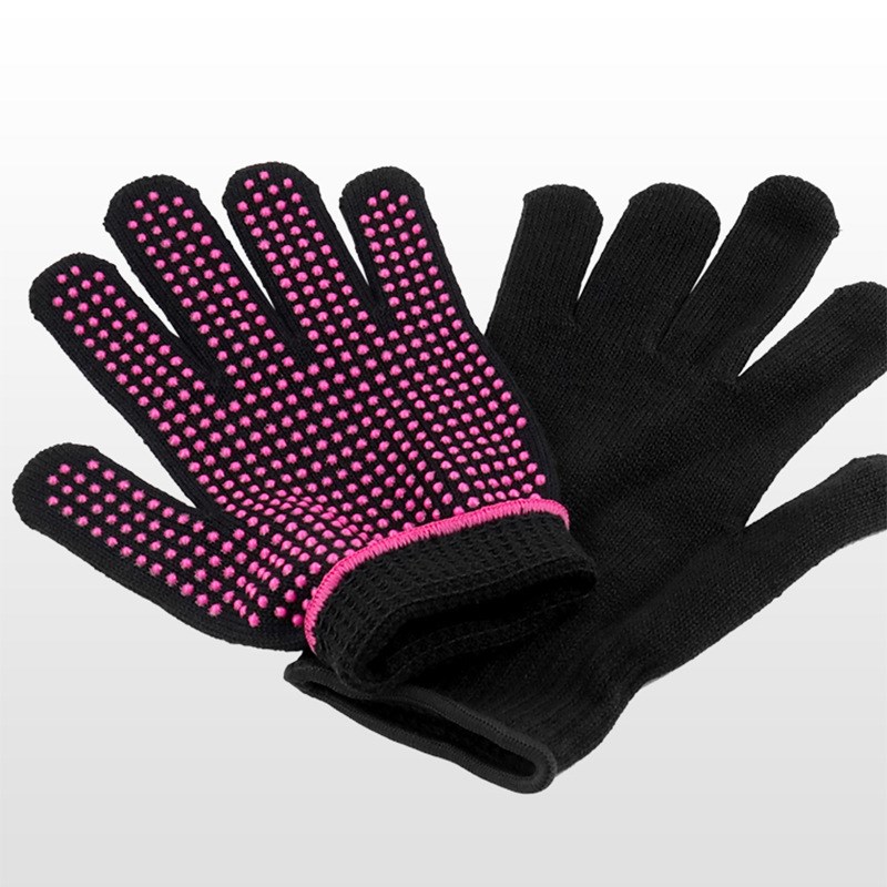 美发工具卷发棒直发梳直发器防烫隔热M防滑手套双面点珠手套