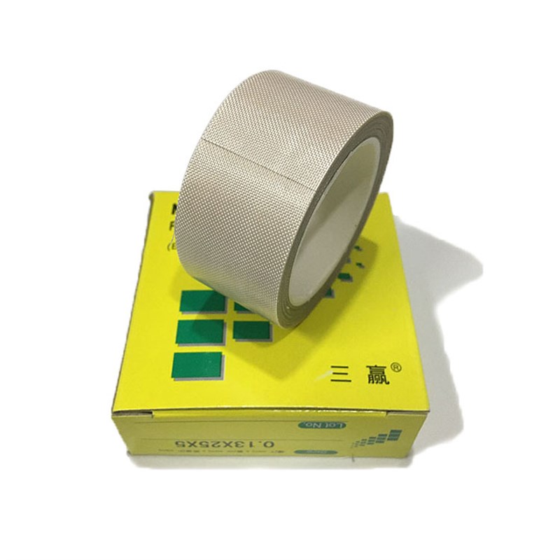 封口机胶带 25mm 耐高温胶带 高温胶布 铁N氟龙胶带5米 厚0.13