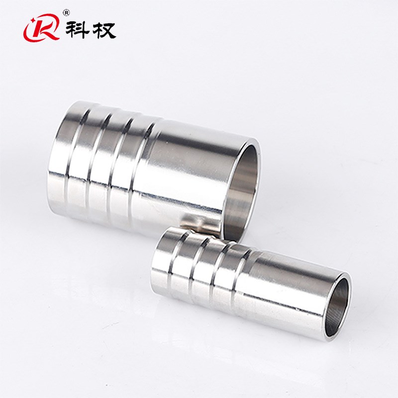 卫生级不锈钢焊接皮管接头内外镜面F抛光宝塔软管接头竹节格林头