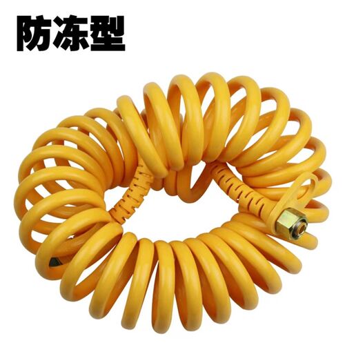 挂车管螺旋管刹车气管货车弹簧管半挂车双层防爆PU挂车气管耐低温