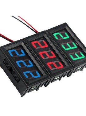 二线直流电压表头DC5oV-120V交流数显数字电压表表头AC70-500V