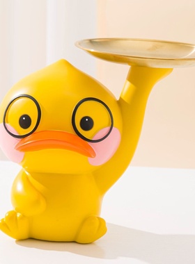 高档轻奢鸭子摆件客厅家居饰品电视柜玄关酒柜摆设好物艺术装饰品