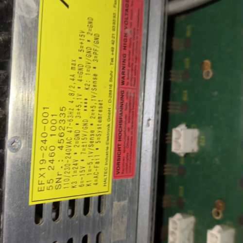 适用德国HALTEC激光控制器电源模块/EFX19-240-00议价