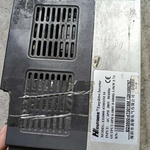 适用易驱变频器，型号ED3800-4T0015M，1.5KW，3议价