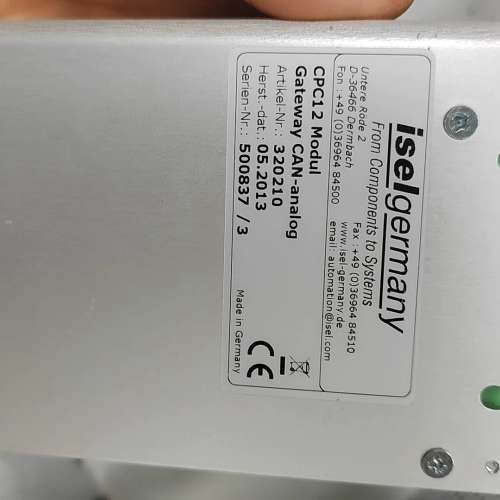 适用isel德国CPC12 CANopen定位控制器,型号320议价