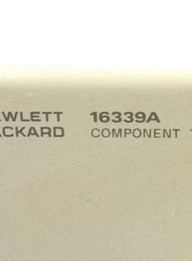 适用安捷伦Agilent 16339A 高阻测试夹具贴片器件议价