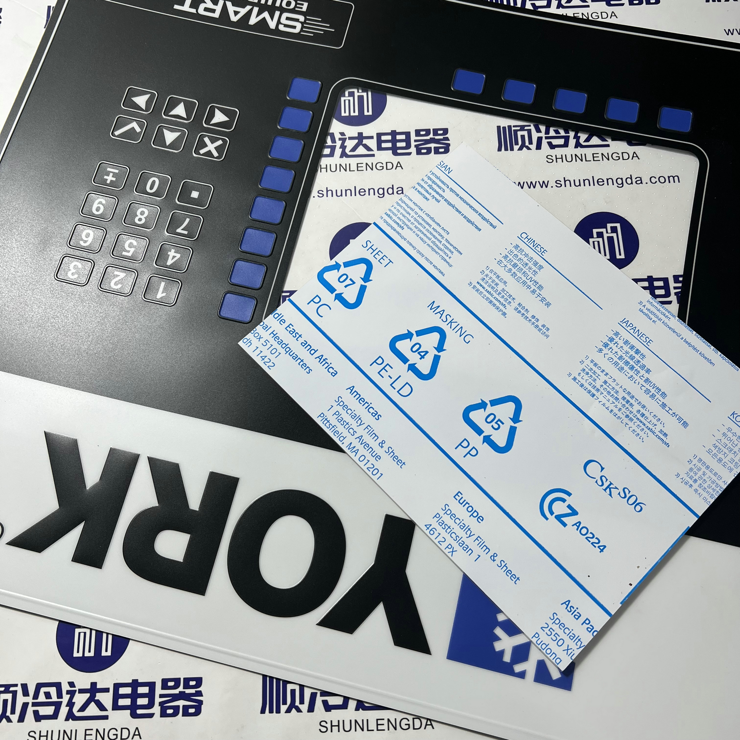 YZ OPTI PANEL CE & UL 024-39881-000 5395146 约克YZ键盘