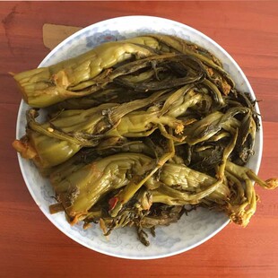宁波余姚五香榨菜芯咸菜榨菜脑嫩榨菜少叶土豆咸菜汤