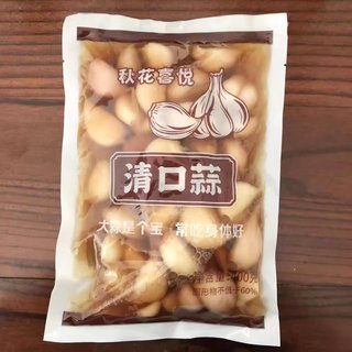 【秋华喜悦清口蒜】糖醋大蒜酸甜蒜瓣下饭菜即食甜蒜开胃酒店400g