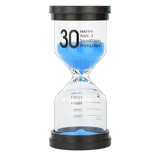 儿童刷牙沙漏计时器时间半一小时3/5/15/30/45/60三分钟学生摆件