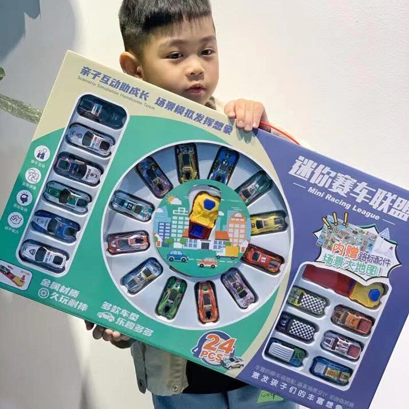 仿真回力合金车模型迷你弹跳赛车