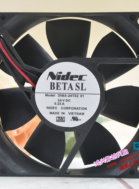 D08A-24TS2 05 24V 0.23A 原装日本NIDEC 80*80*25 变频器风扇