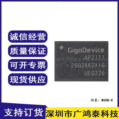 GD25Q256DYIG WSON-8 256M-bit 3.3V串行闪存芯片