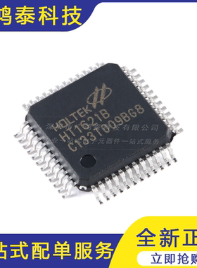 HT1621B LQFP-48 RAM映射32*4 LCD控制器芯片I/O MCU