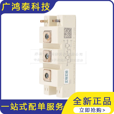 SKM75GB124D 可控硅晶闸管 IGBT功率模块  电子元器件 欢迎咨询