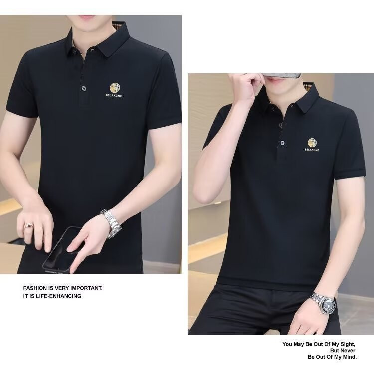 夏季薄款短袖休闲男士Polo衫