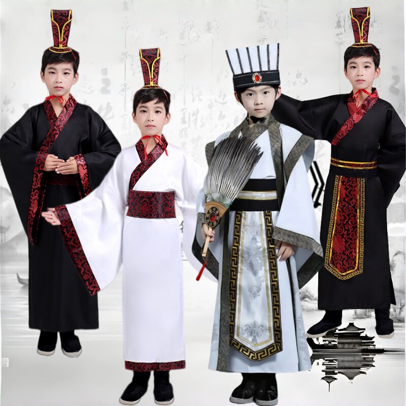 三国演义课本剧儿童古装草船借箭诸葛亮周瑜鲁肃曹操服装演出服