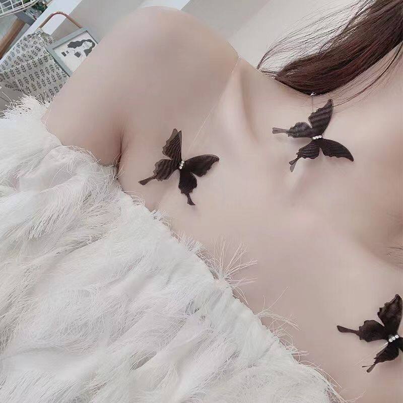 新款透明通用挂脖内衣带透明美背无肩带可拆卸抹胸一字肩细肩带