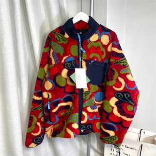 日系～秋冬氛围感 防风保暖耐用复古摇粒绒立领外套 情侣亲子装