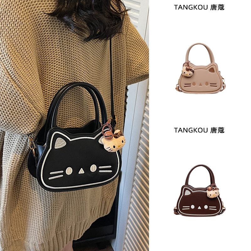 可爱少女斜挎包女孩卡通手提拎包