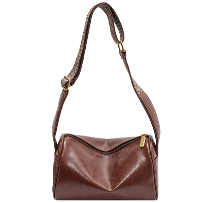 斜挎软皮休闲包宽带单肩枕头包