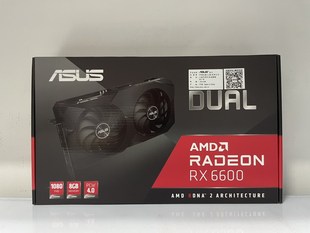 6600 RX6600 ASUS DUAL RADEON 华硕 AMD 电竞游戏显卡全新