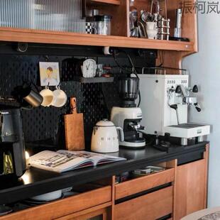 z柯1jgz北欧木餐柜哥边本哈XQYatnbz根餐边岩板日式樱柜桃木高酒