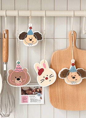 厨房专用木浆洗碗棉耐用洗锅神器不沾手去污刷碗刷锅百洁布海绵擦