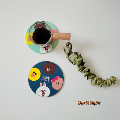 linefriend布朗熊杯垫